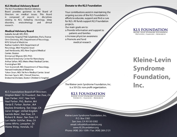 KLS Foundation Leaflet 2014